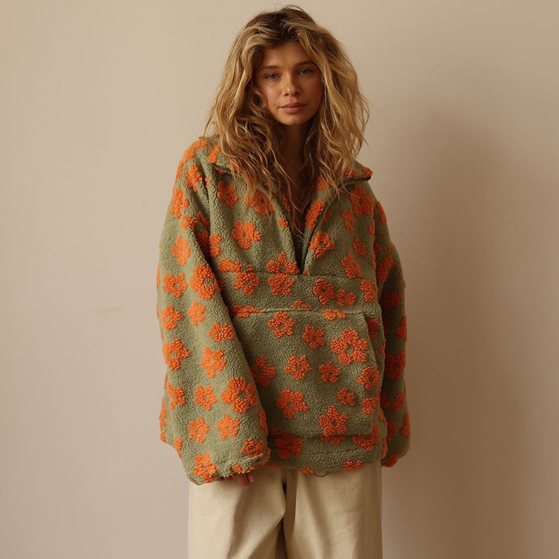 Alenia - Veste en Teddy-Fleece décontractée
