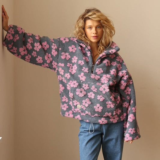 Alenia - Veste en Teddy-Fleece décontractée