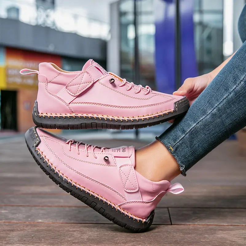 Emiline - Baskets Slip-On en Cuir pour Femmes