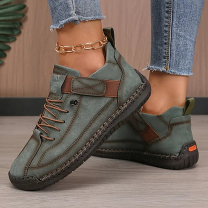 Emiline - Baskets Slip-On en Cuir pour Femmes