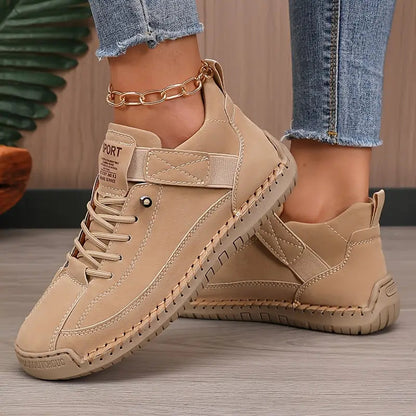 Emiline - Baskets Slip-On en Cuir pour Femmes