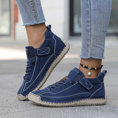Emiline - Baskets Slip-On en Cuir pour Femmes
