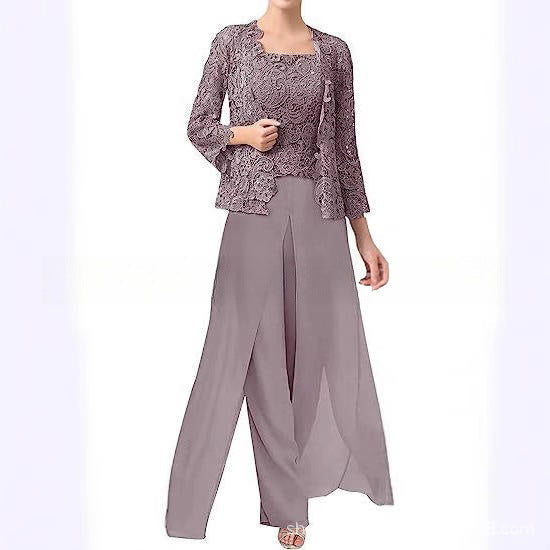 Aurette - Ensemble Pantalon en Chiffon