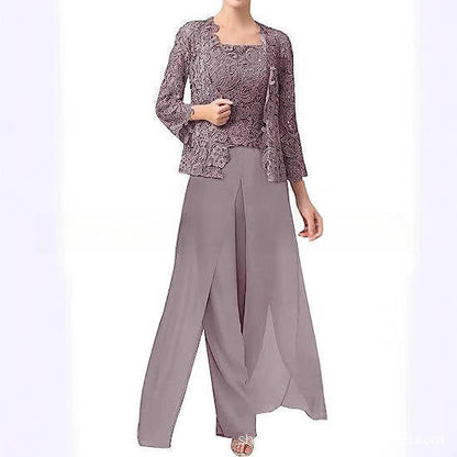 Aurette - Ensemble Pantalon en Chiffon