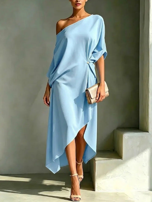 Camila - Robe de soirée asymétrique