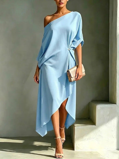 Camila - Robe de soirée asymétrique