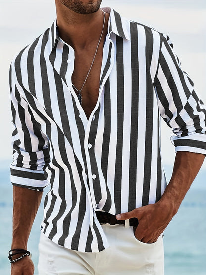 Marvik - Chemise à rayures décontractée