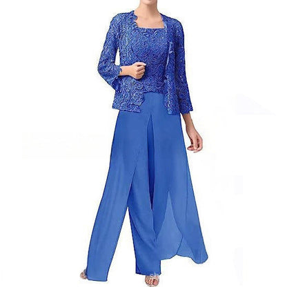 Aurette - Ensemble Pantalon en Chiffon