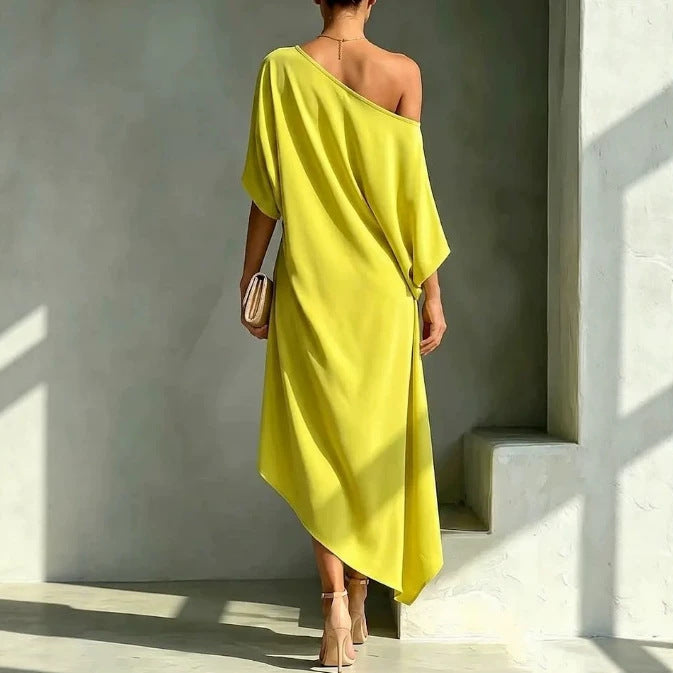 Camila - Robe de soirée asymétrique