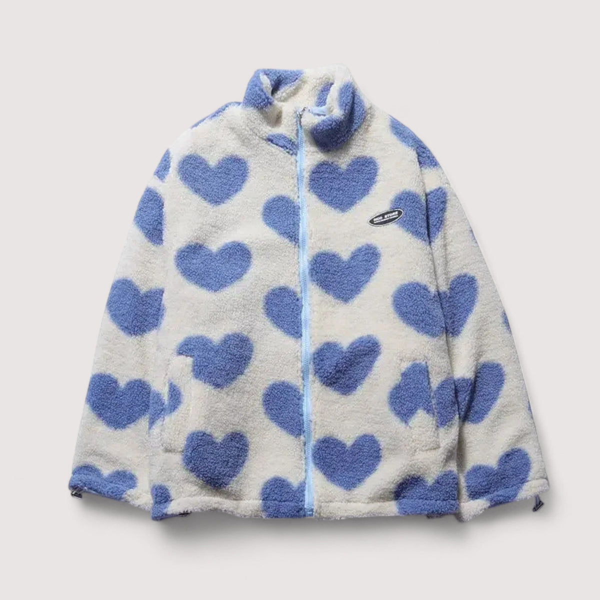 Paulette - Veste réversible légère avec motif cœur