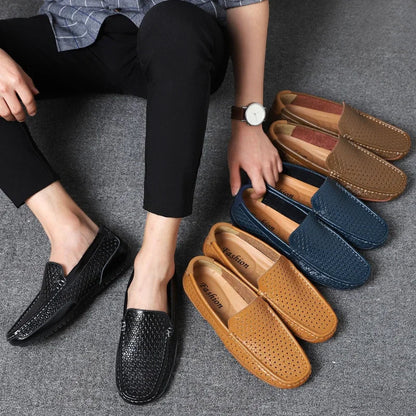 Levaro - Mocassins pour hommes à enfiler