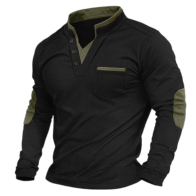Kenton - Pull en tricot décontracté avec col à boutons