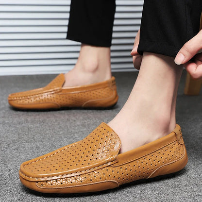 Levaro - Mocassins pour hommes à enfiler