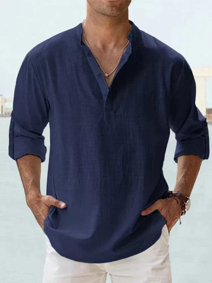 Carter - Chemise en lin pour hommes
