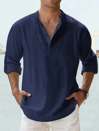 Carter - Chemise en lin pour hommes