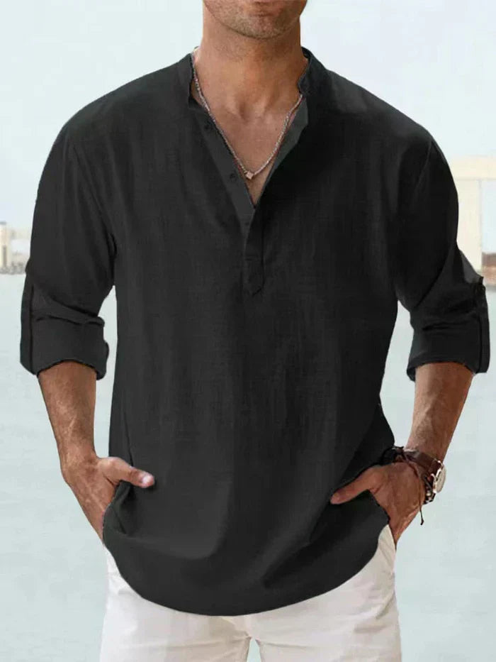 Arron - Chemise en lin classique