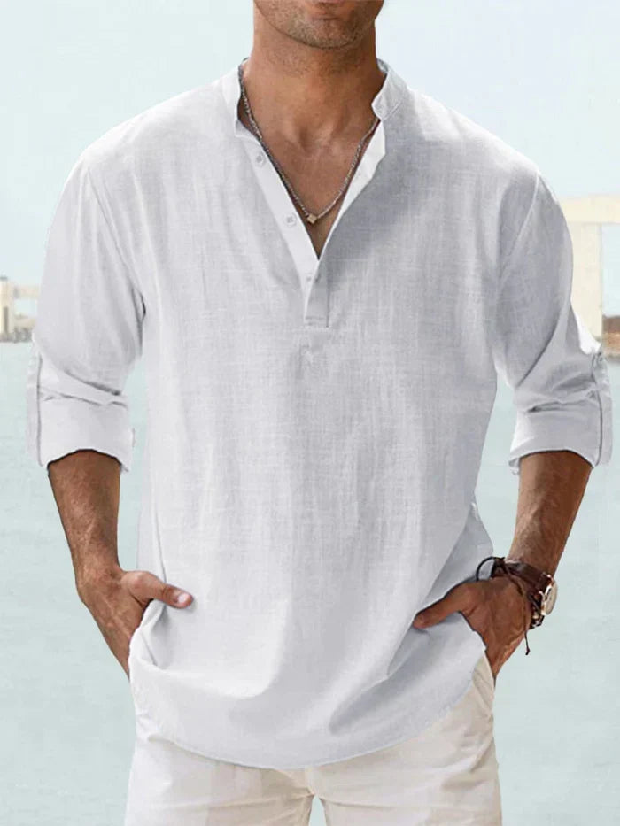 Carter - Chemise en lin pour hommes