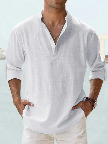 Carter - Chemise en lin pour hommes