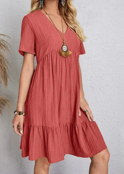 Deidre - Robe fluide à couches