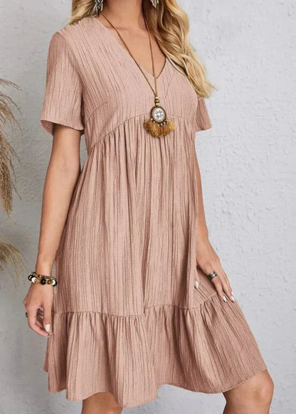 Deidre - Robe fluide à couches