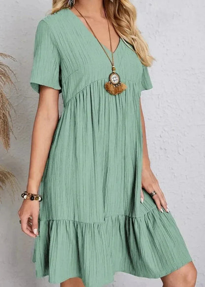 Deidre - Robe fluide à couches