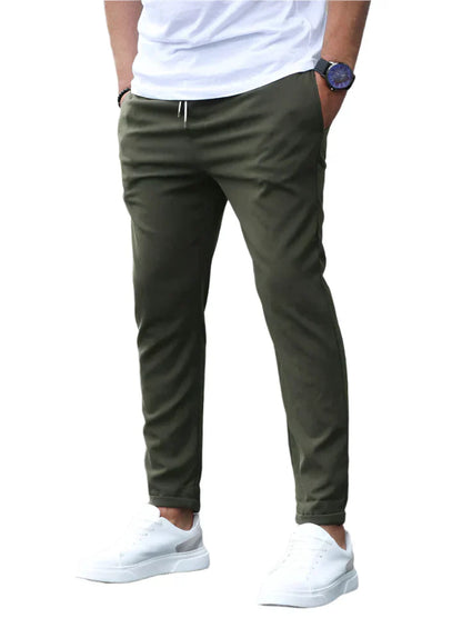 Dillon - Pantalon en coton stretch slim-fit