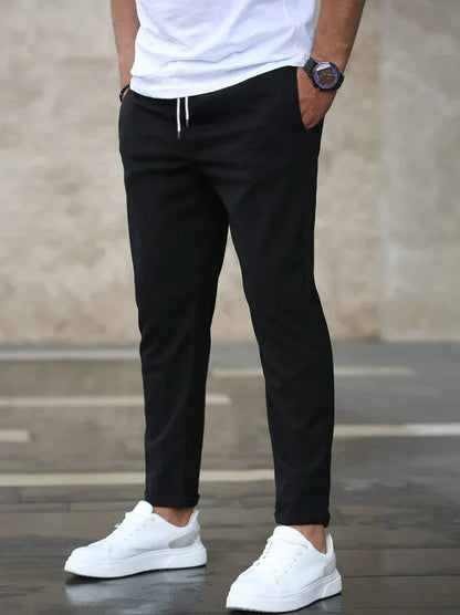 Dillon - Pantalon en coton stretch slim-fit