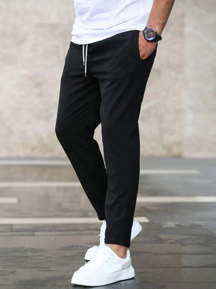 Dillon - Pantalon en coton stretch slim-fit