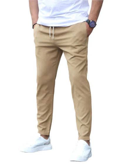 Dillon - Pantalon en coton stretch slim-fit