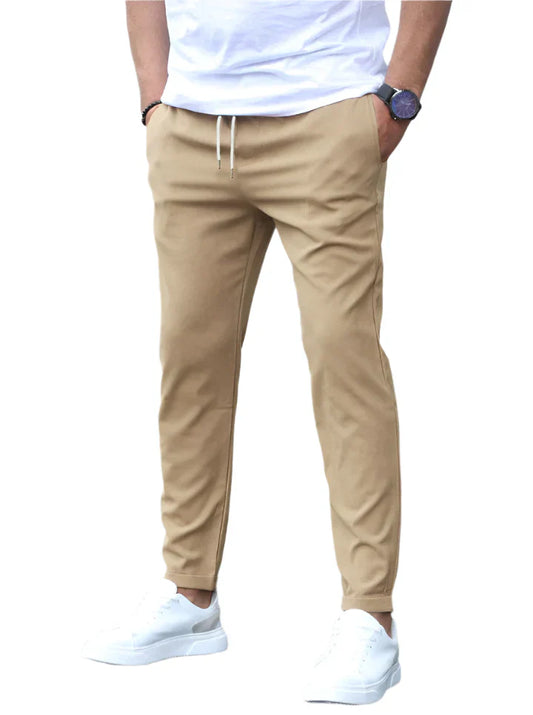 Dillon - Pantalon en coton stretch slim-fit