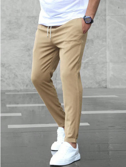 Dillon - Pantalon en coton stretch slim-fit