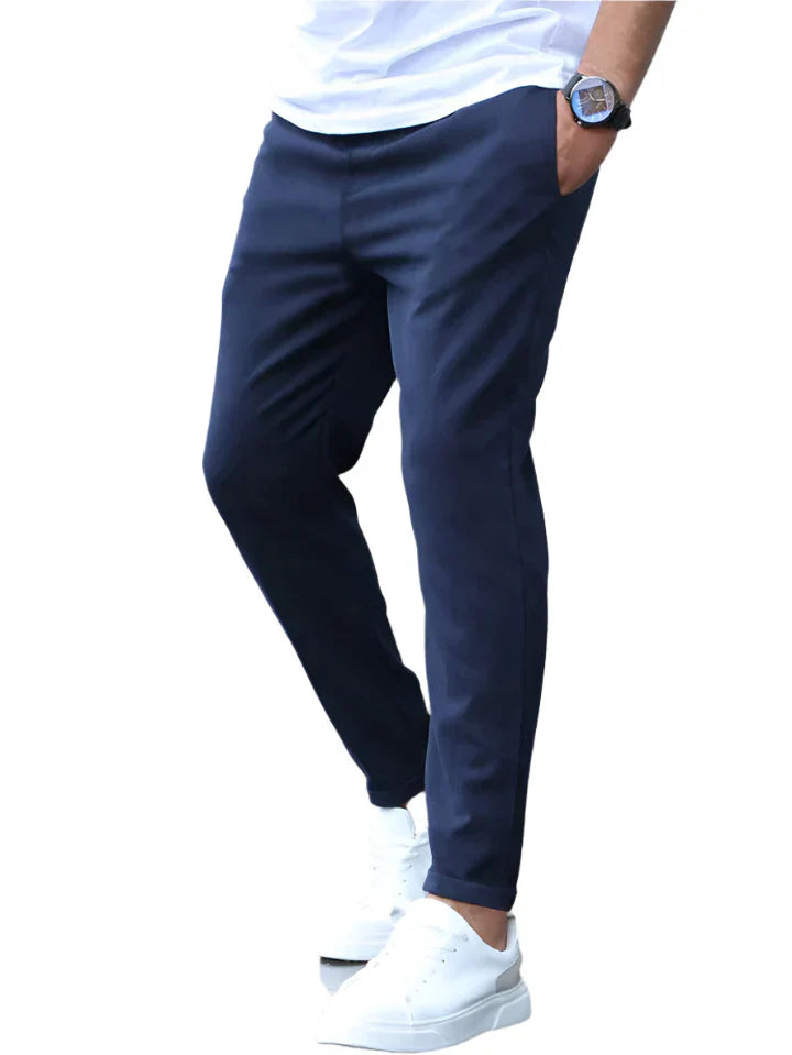 Dillon - Pantalon en coton stretch slim-fit