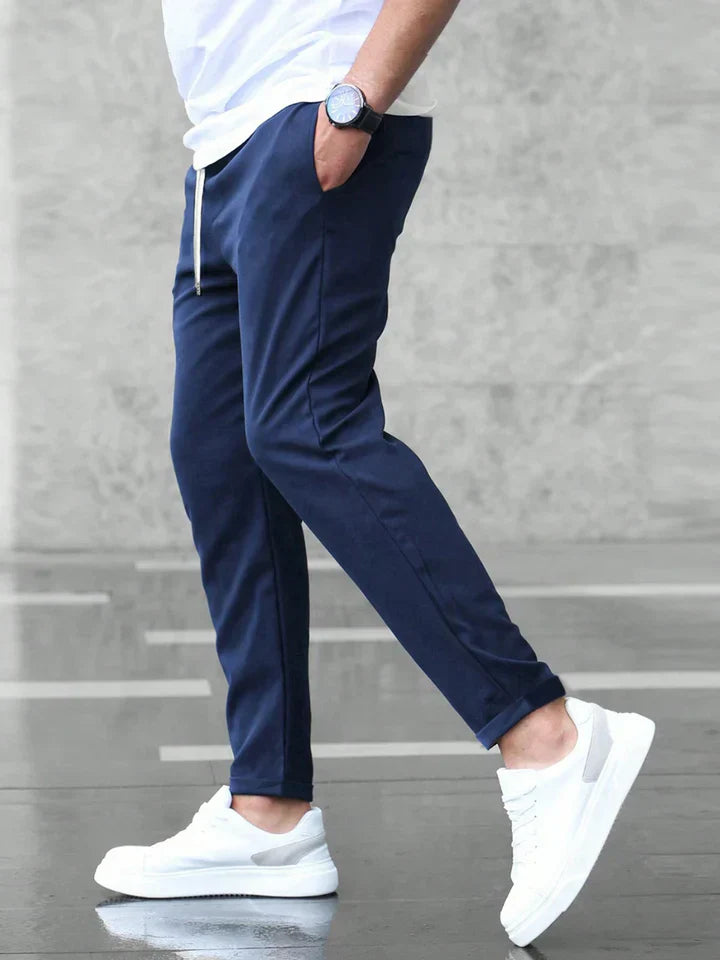 Dillon - Pantalon en coton stretch slim-fit