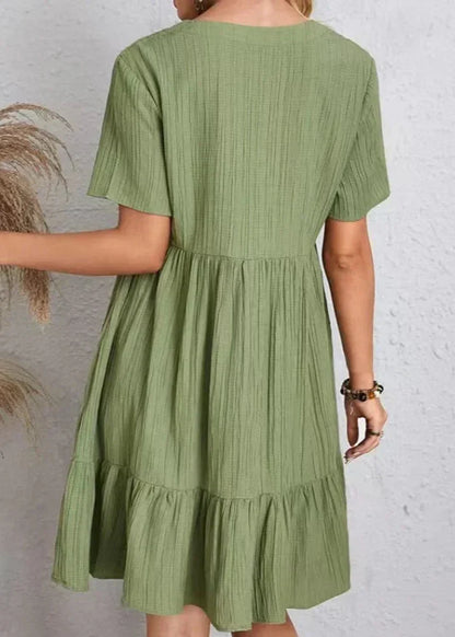 Deidre - Robe fluide à couches