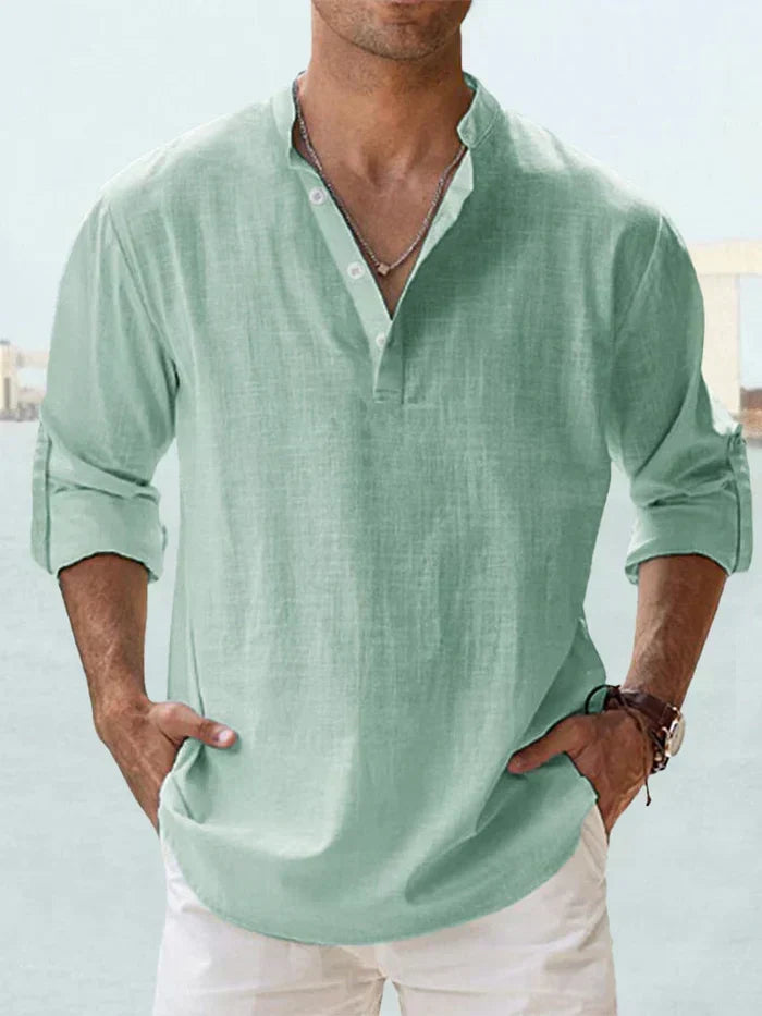 Carter - Chemise en lin pour hommes
