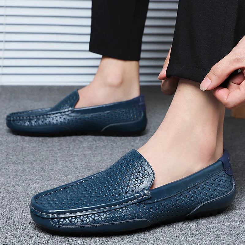 Levaro - Mocassins pour hommes à enfiler