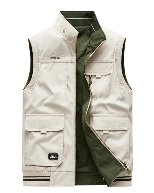 Sevrin - Gilet utilitaire ajusté