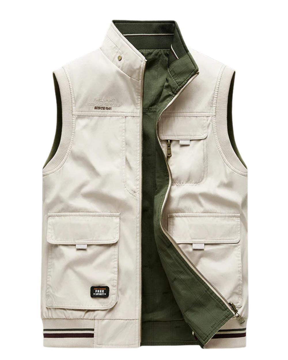 Norvik - Gilet multi-poches slim