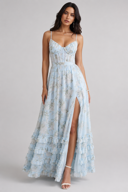 Isabelle - Robe A-Ligne avec Fente