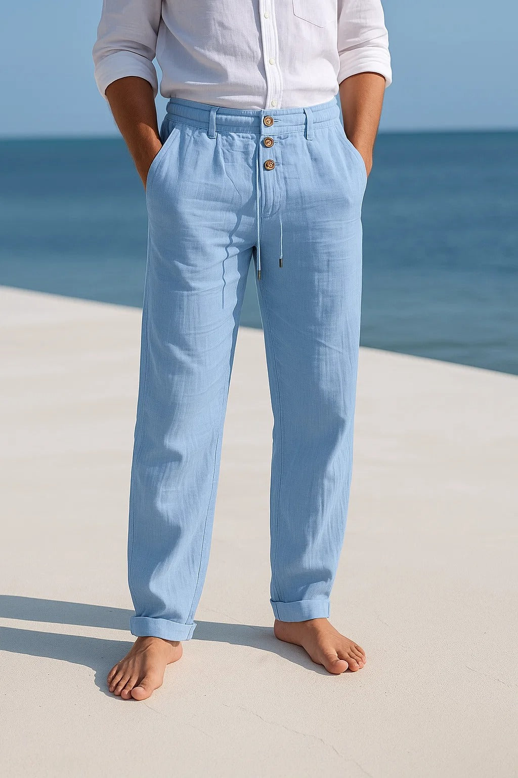 Matteo - Pantalon léger en lin