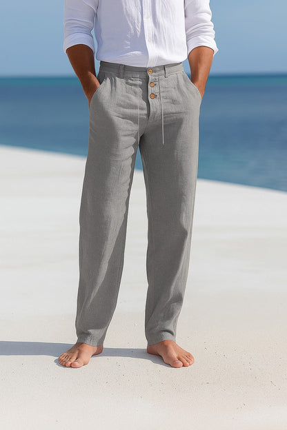 Matteo - Pantalon léger en lin