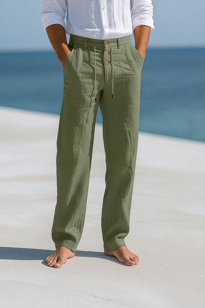 Matteo - Pantalon léger en lin