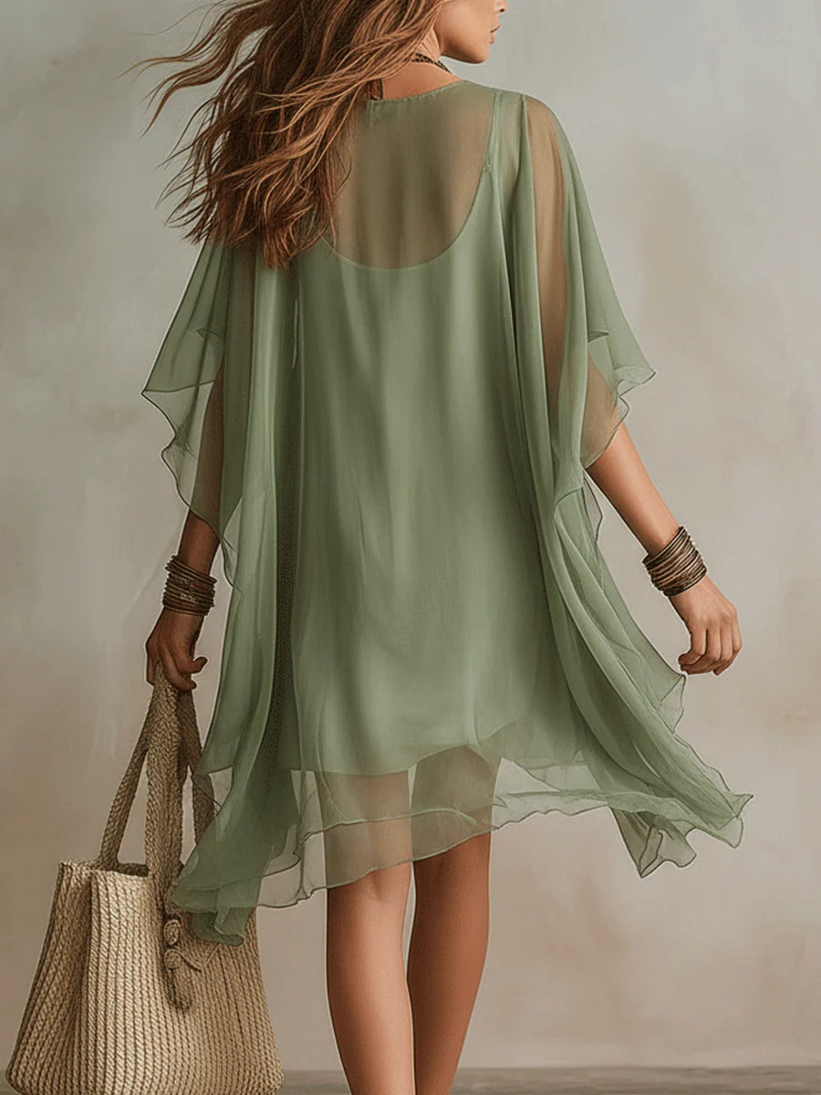 Eloria - Robe Mini à Plusieurs Couches