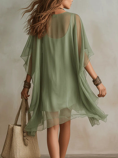 Eloria - Robe Mini à Plusieurs Couches