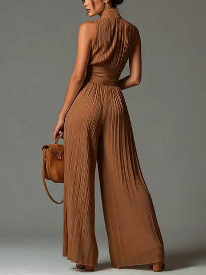 Naelle - Combinaison en Chiffon à Jambes Larges