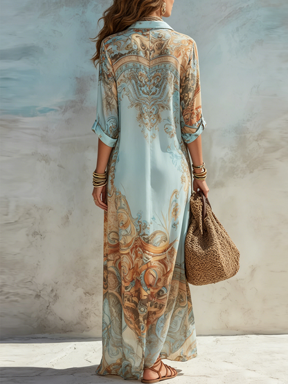 Ina - Robe Chemise Imprimée
