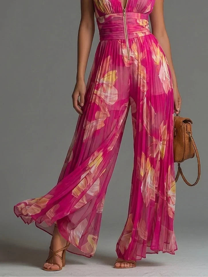 Naelle - Combinaison en Chiffon à Jambes Larges