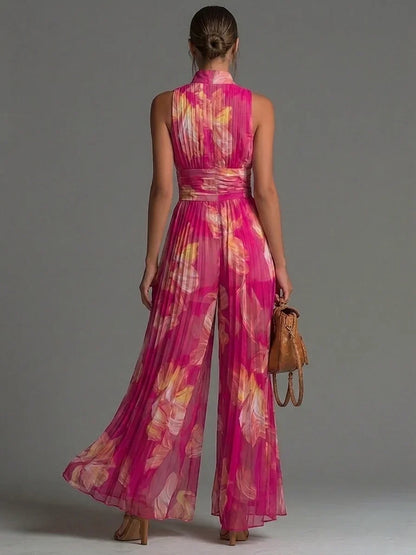 Naelle - Combinaison en Chiffon à Jambes Larges