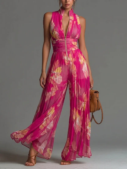 Naelle - Combinaison en Chiffon à Jambes Larges