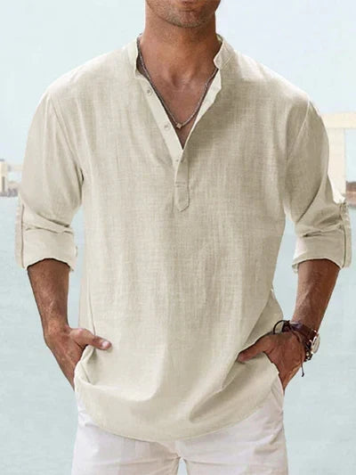 Carter - Chemise en lin pour hommes
